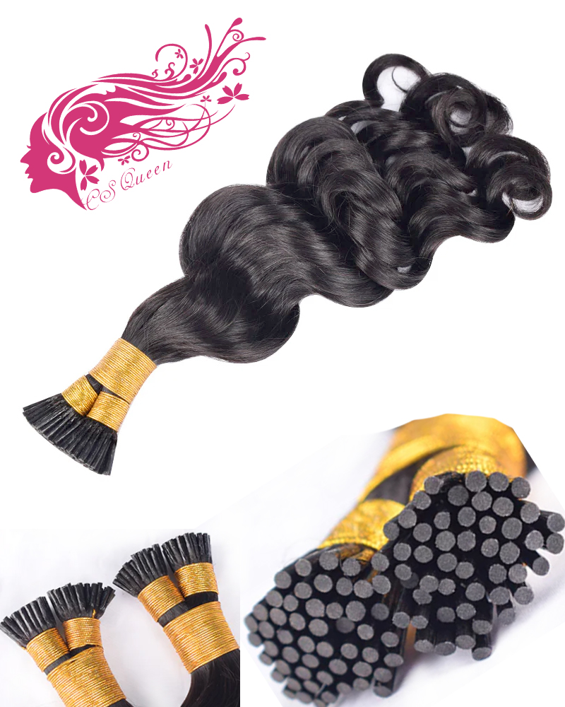 Raw Rare Wave I Tip Hair Extensions 100% Real Human Hair 100g
